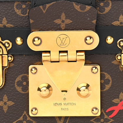 Louis Vuitton Monogram Petite Malle Black 8 of 12