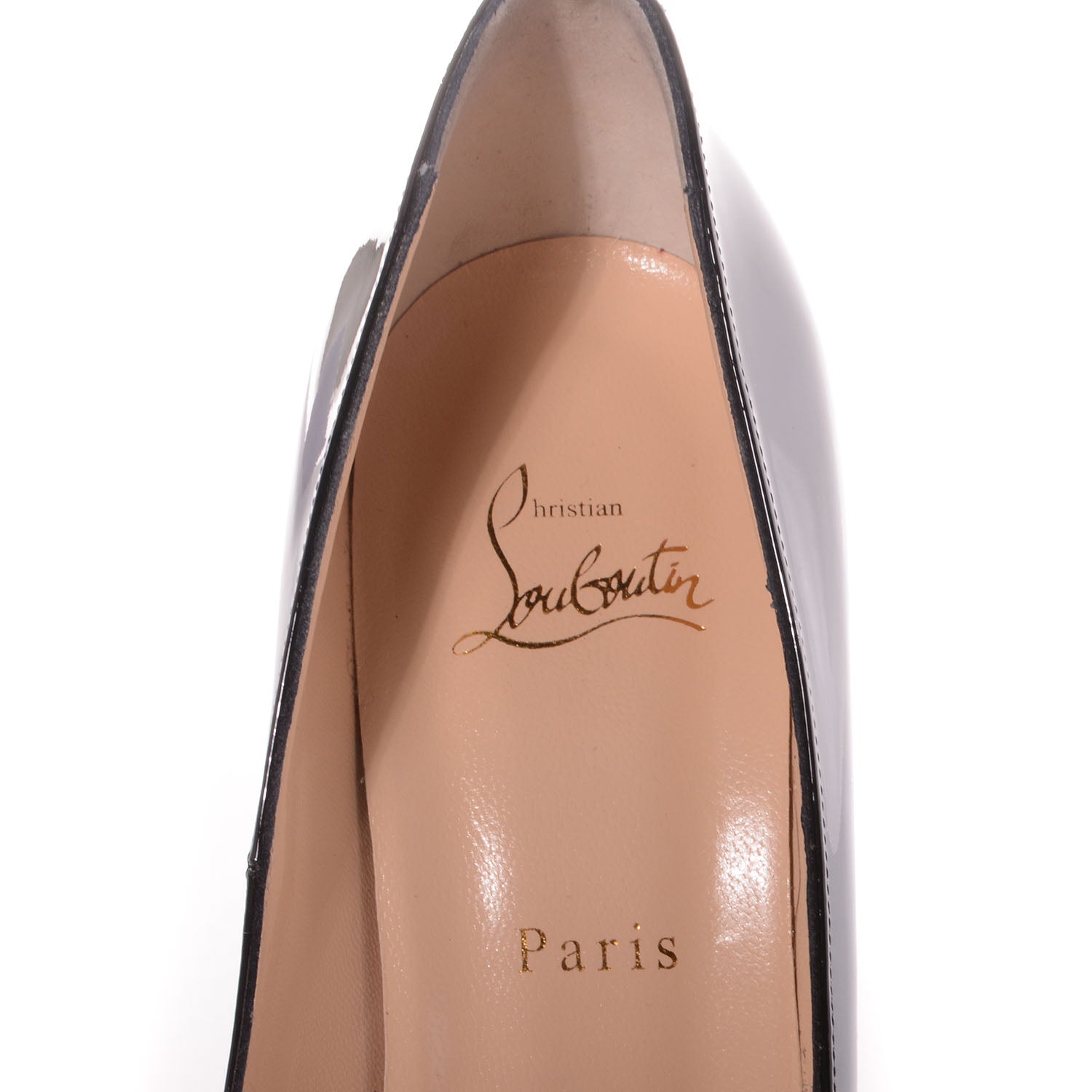 Christian Louboutin Patent Bianca 140 Pumps 40.5 Black 7 of 7