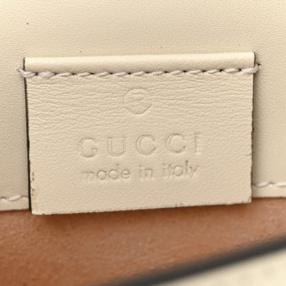 Gucci Calfskin Super Mini Sylvie Chain Shoulder Bag White 6 of 12