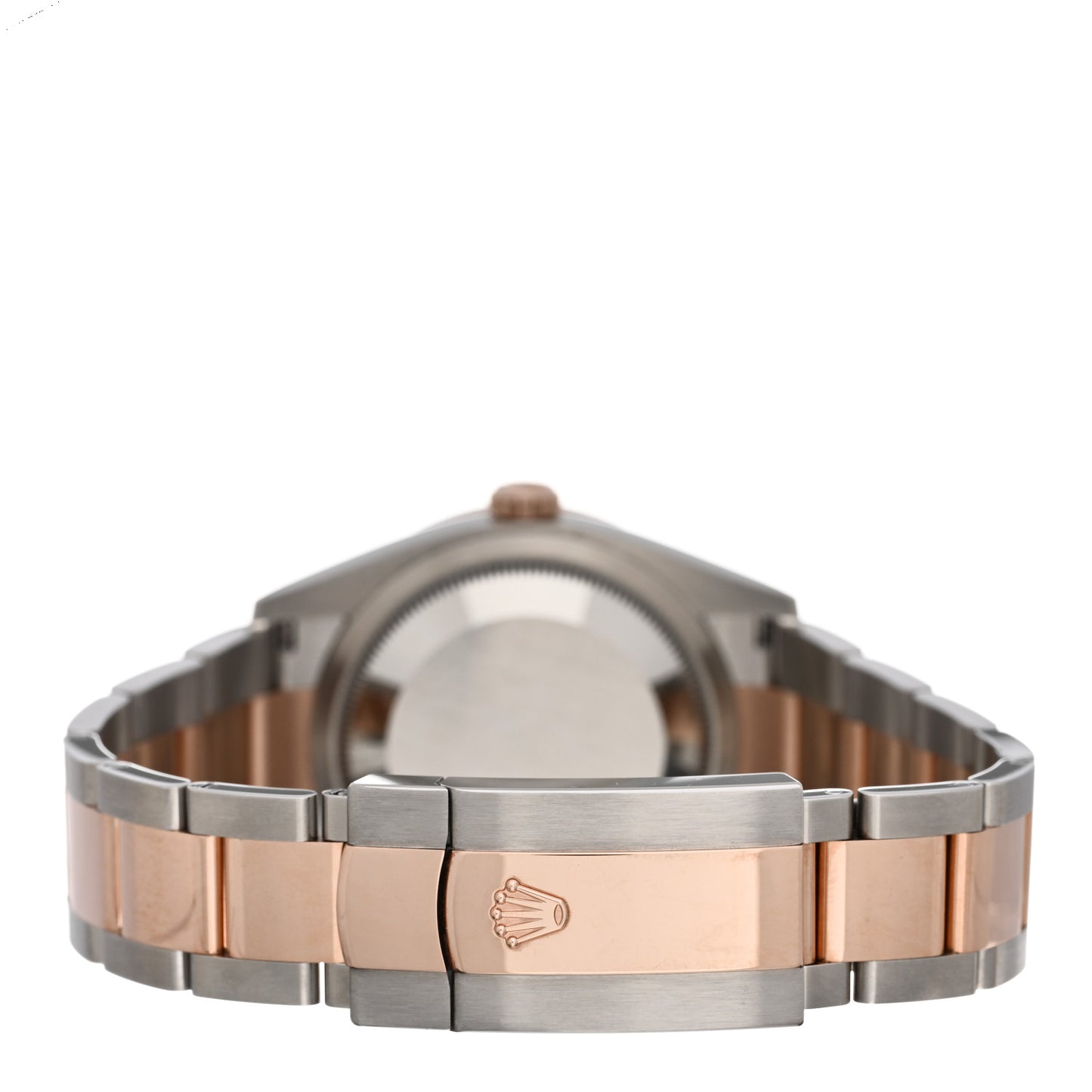 Stainless Steel 18K Everose Gold Diamond Mother of Pearl 36mm Oyster Perpetual Datejust Watch 12628RBR