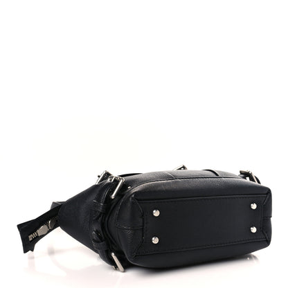 Bottega Veneta Grained Calfskin Arco Tool Tote Black 4 of 9