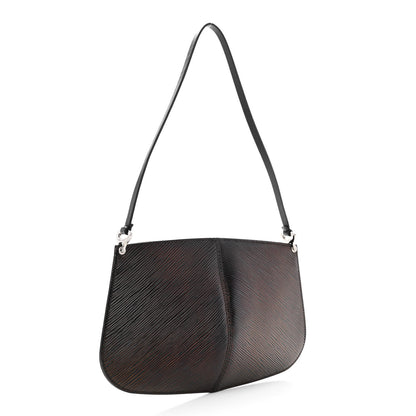 Louis Vuitton Epi Demi Lune Pochette Black 3 of 9