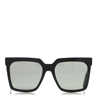 Celine Acetate Polarized Oversized Sunglasses CL4055IN Black 2 of 7