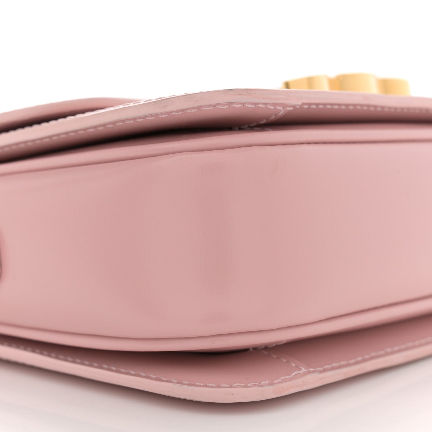 Celine Shiny Calfskin Teen Triomphe Vintage Pink 9 of 12