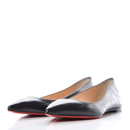 Christian Louboutin Shiny Nappa Ballalla Flats 35.5 Black 3 of 16