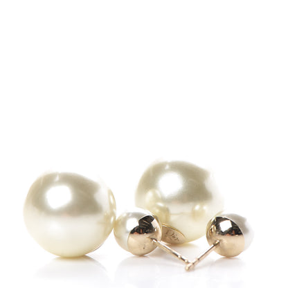 Christian Dior Pearl Mise En Dior Tribal Earrings 4 of 5