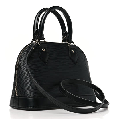 Louis Vuitton Epi Alma BB Black 3 of 9