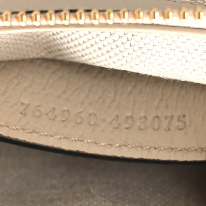 Gucci GG Supreme Monogram Textured Dollar Calfskin Web Mini Ophidia GG Handbag Beige Mystic White Oatmeal 7 of 11