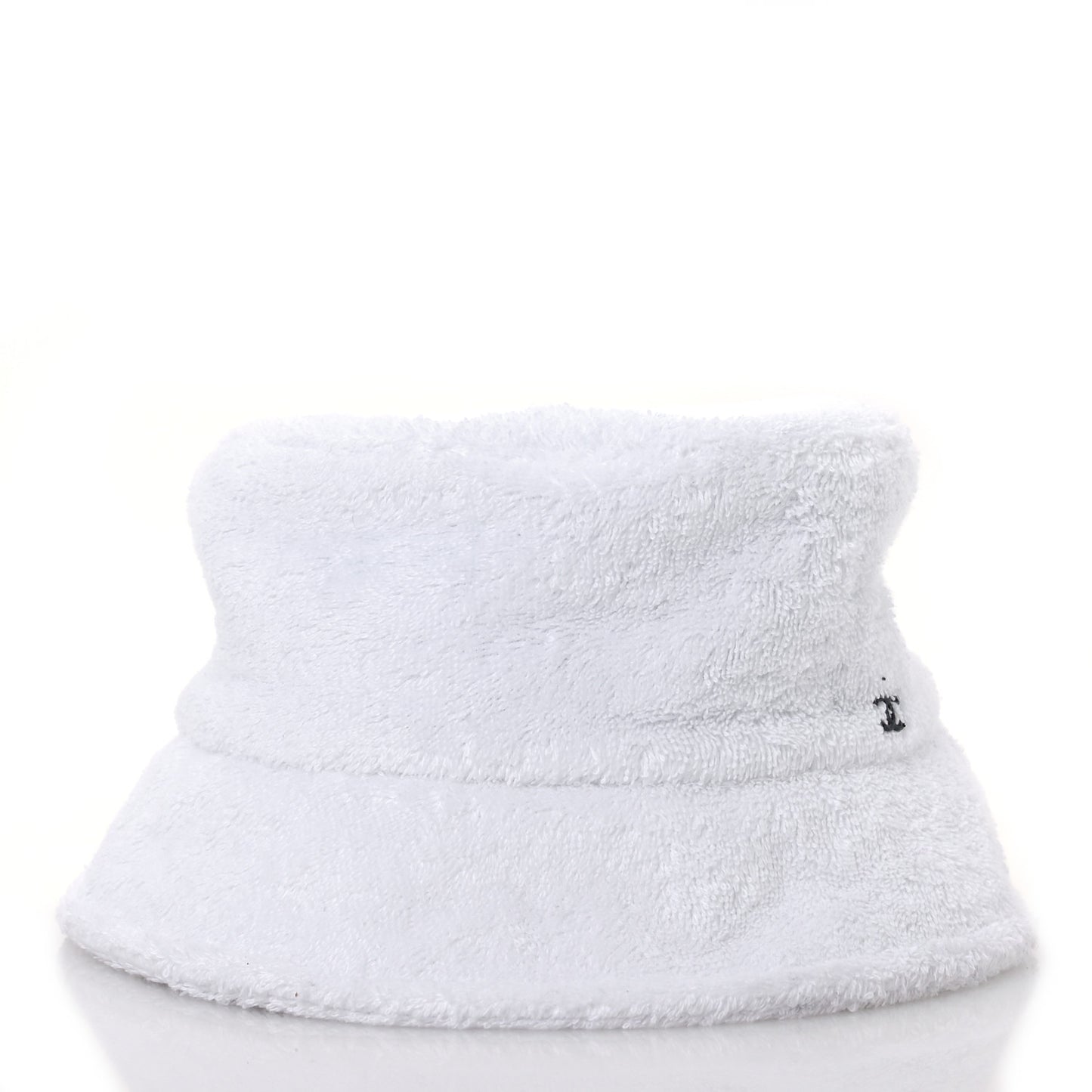 Terry Cloth CC Bucket Hat L White