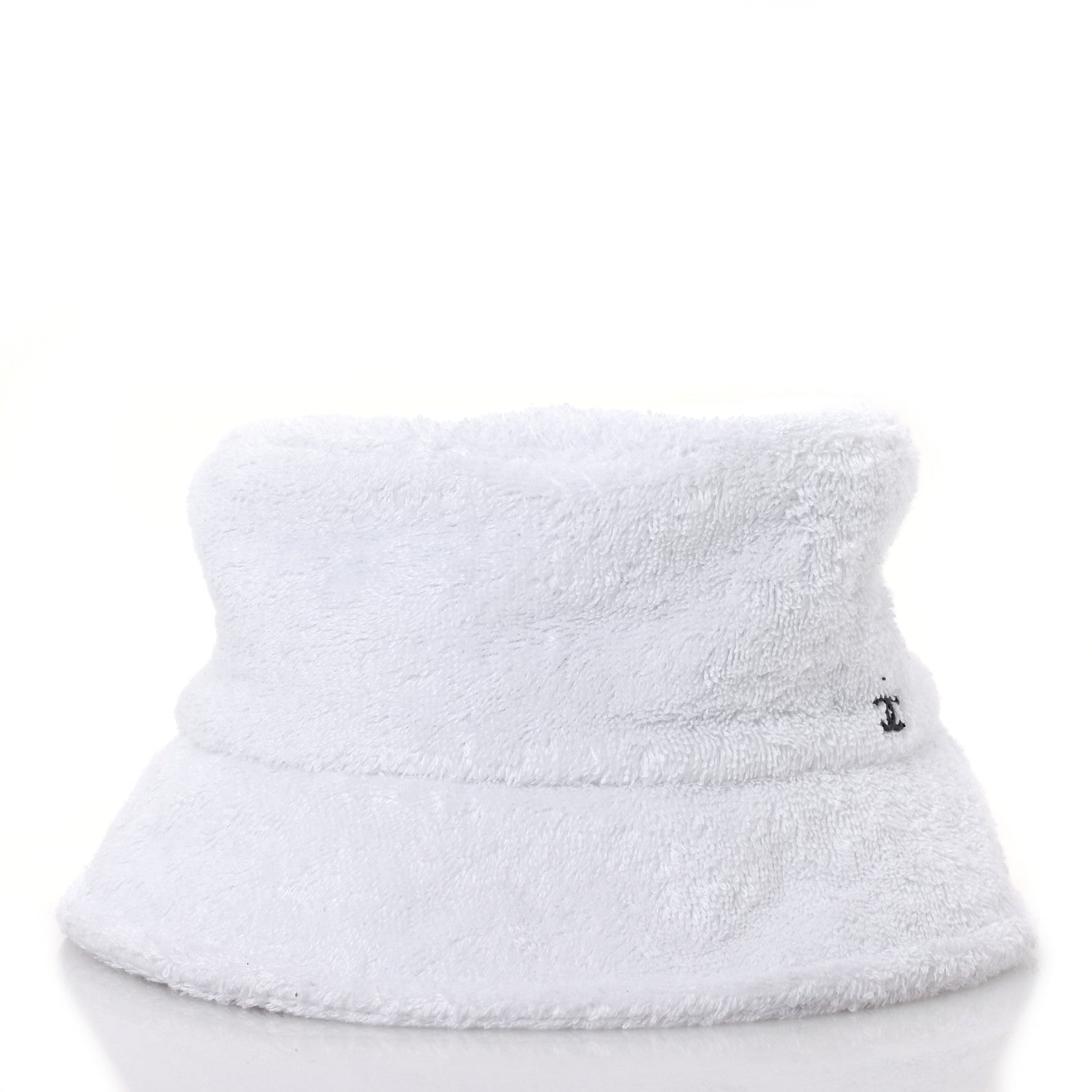 Chanel Terry Cloth CC Bucket Hat L White 3 of 8