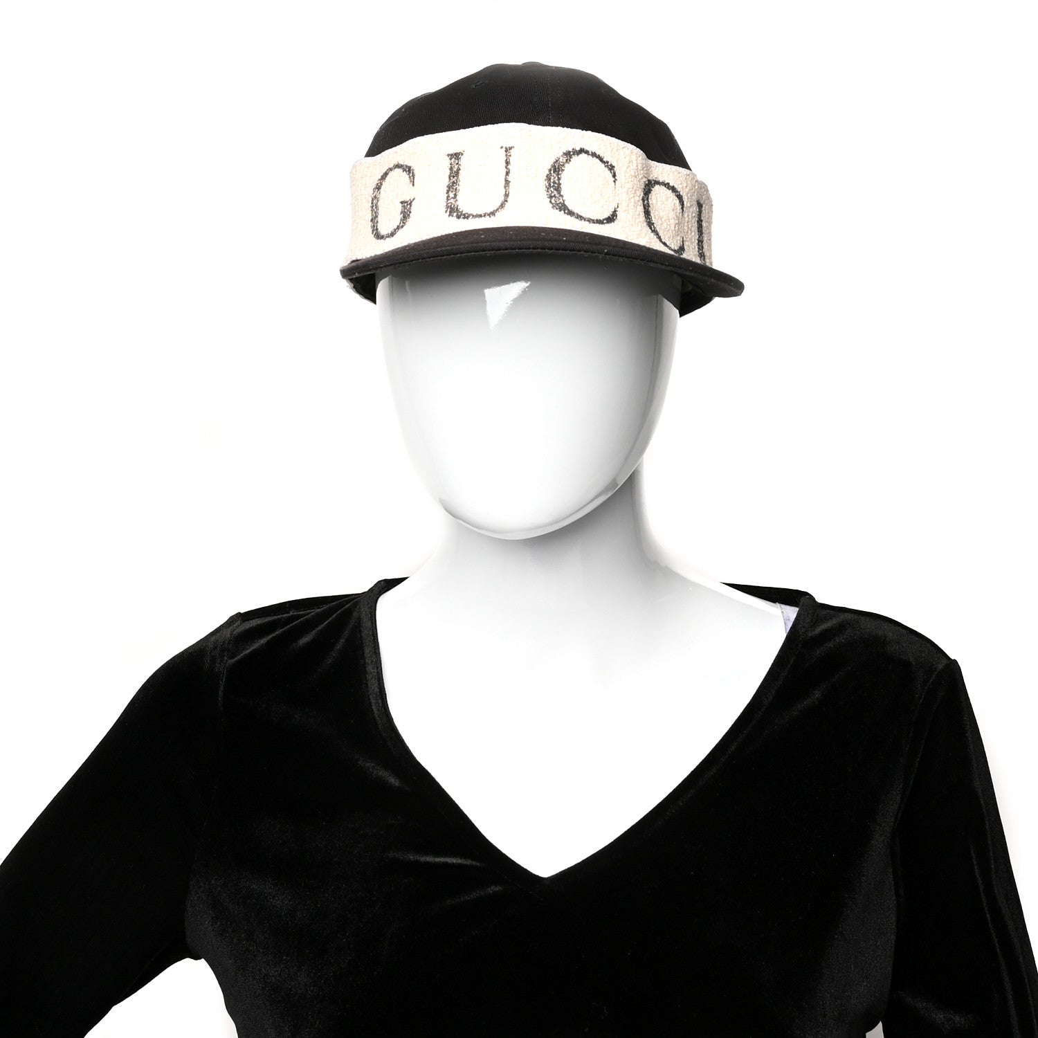 Gucci Gabardine Gucci Headband Baseball Hat XXL Black 2 of 9