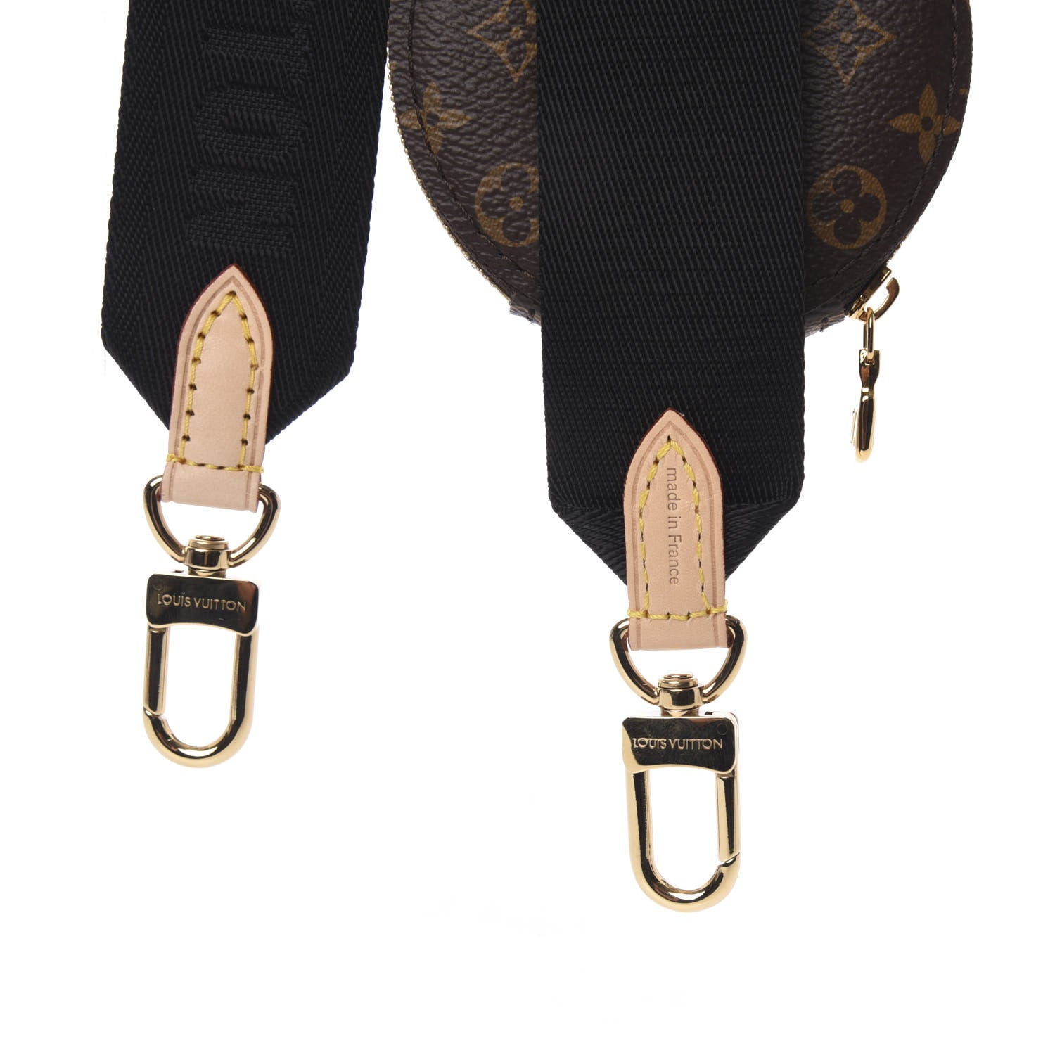 Louis Vuitton Monogram Multi Pochette Accessories Bandouliere Shoulder Strap Black 3 of 9