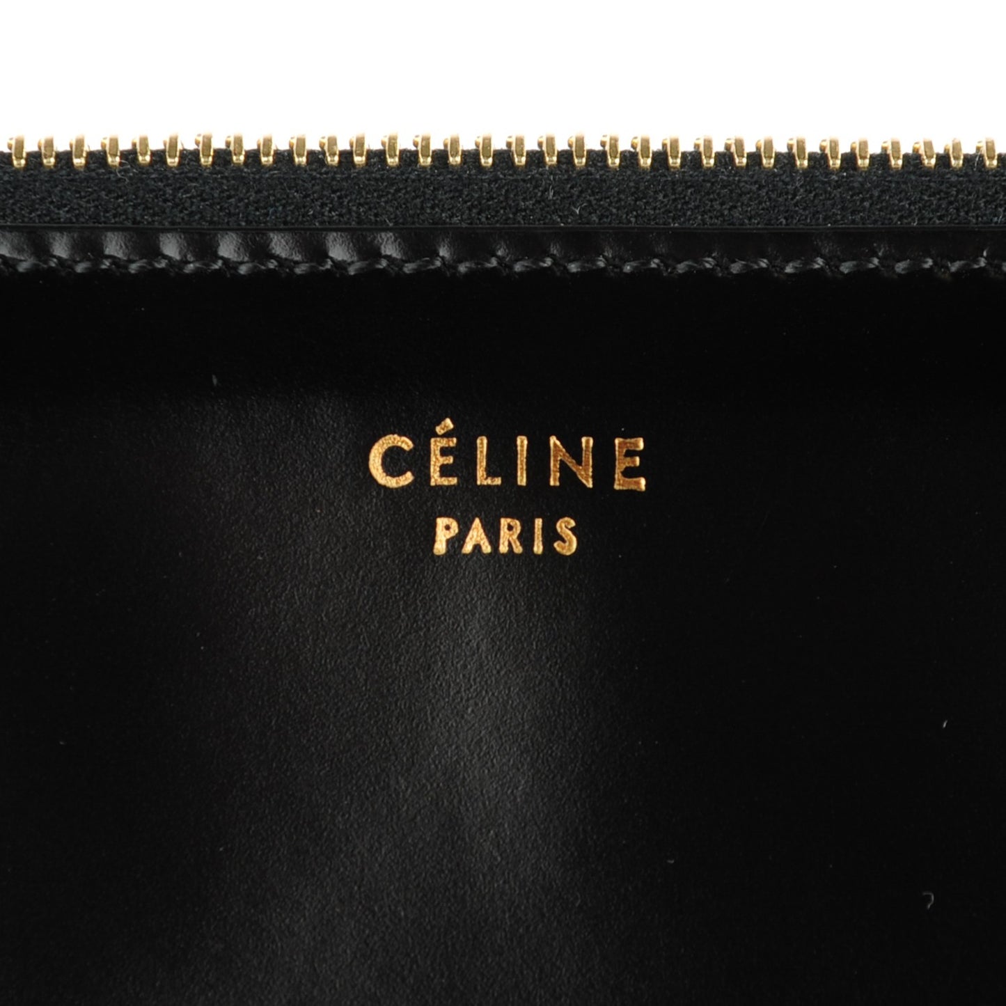 Spazzolato Calfskin Clutch Black