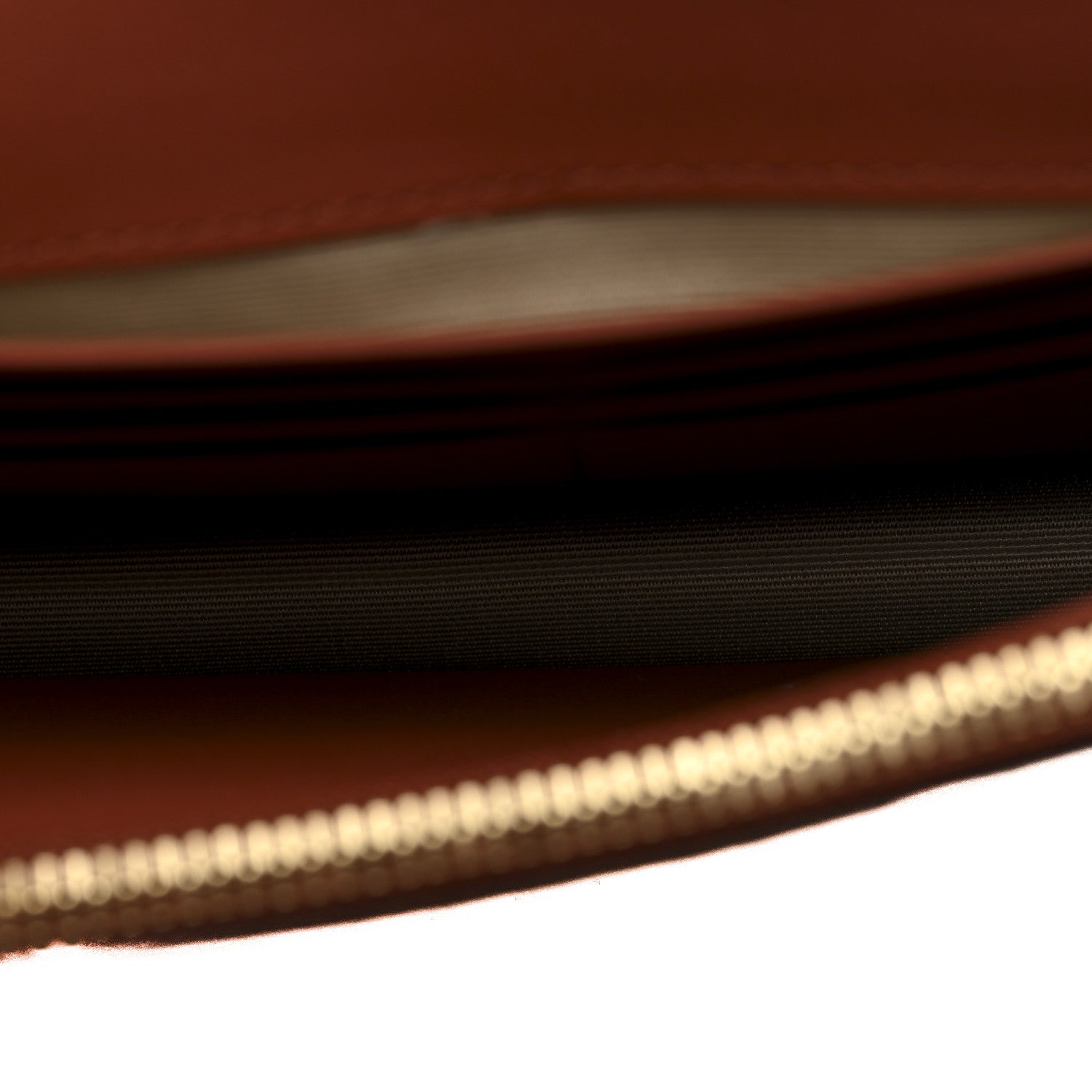 MCM Calfskin Large Diamond Wallet On Chain  Coconut Shell Brown 5 of 10