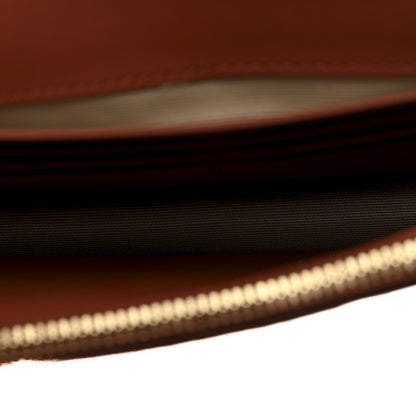 MCM Calfskin Large Diamond Wallet On Chain  Coconut Shell Brown 5 of 10