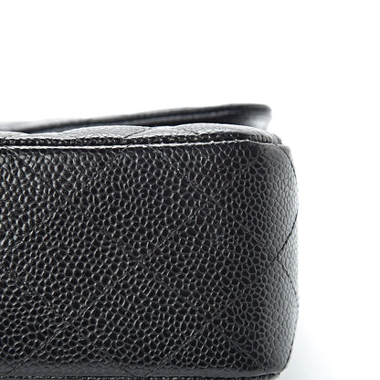 Chanel Caviar Quilted Small Double Flap Black 12 of 13