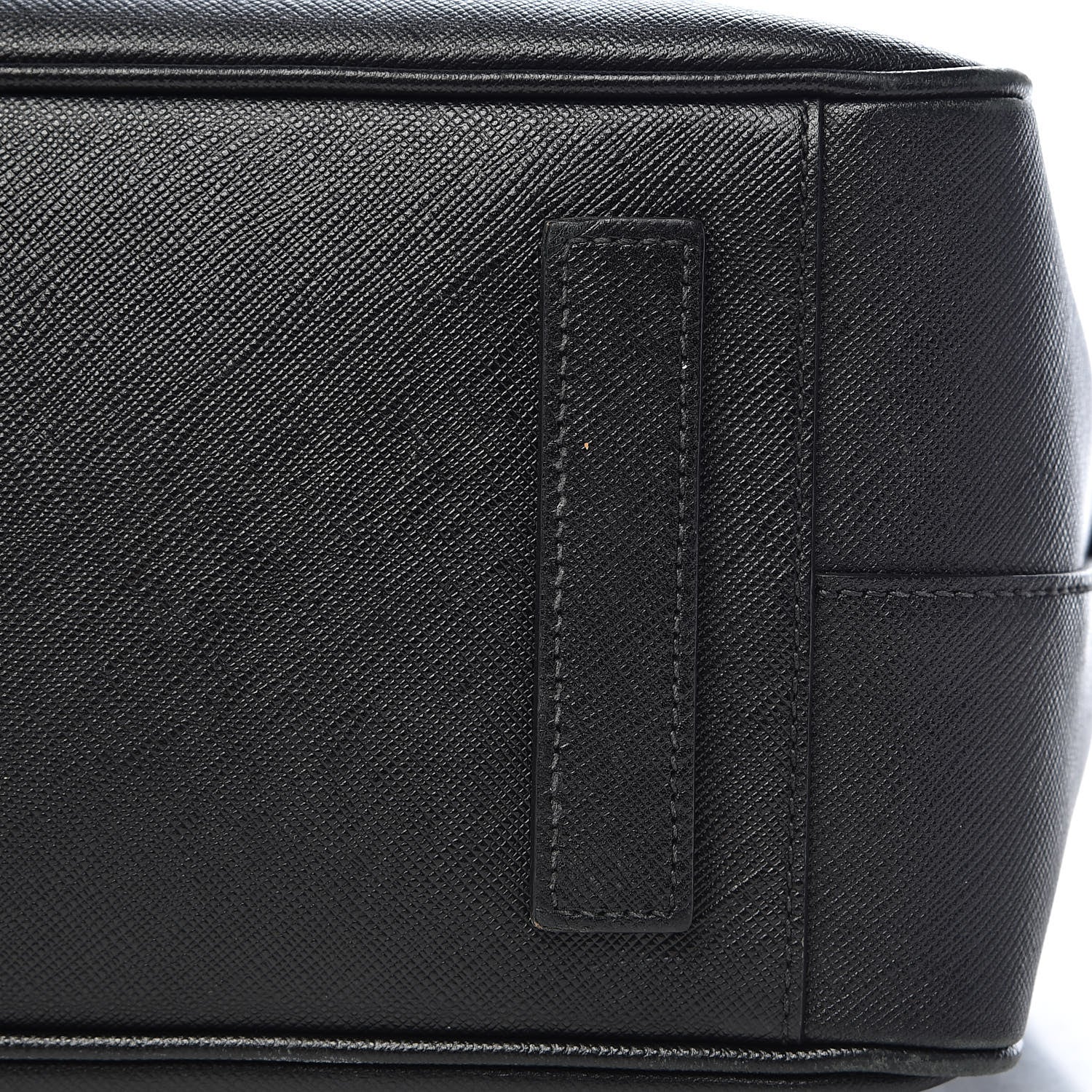 Prada Saffiano Travel Briefcase Black 18 of 19