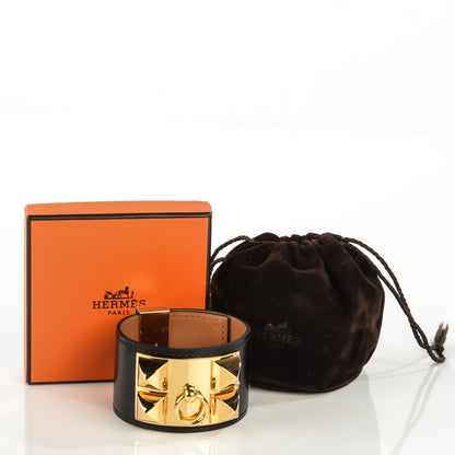 Hermes Box Collier de Chien CDC Bracelet Small Black 4 of 7