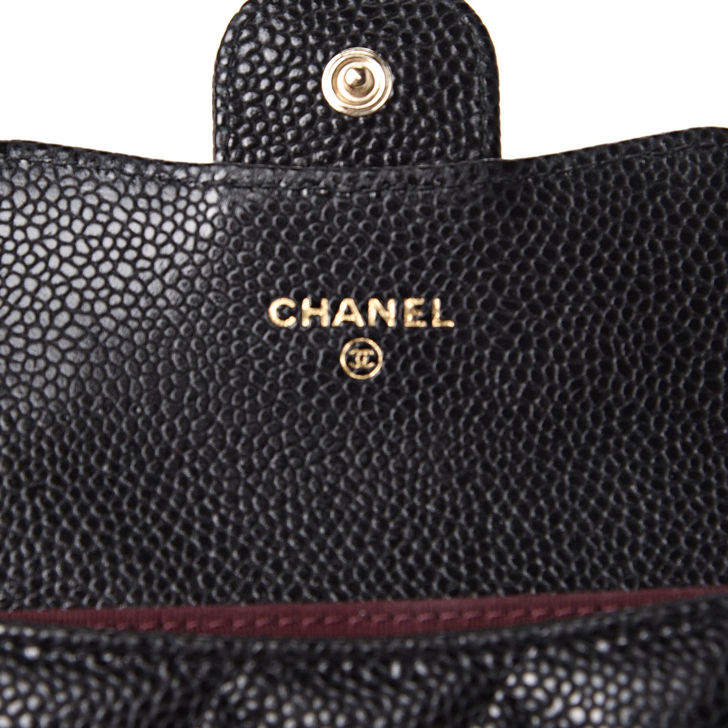 Chanel Caviar Quilted Flap Card Holder Wallet Black 8 of 11
