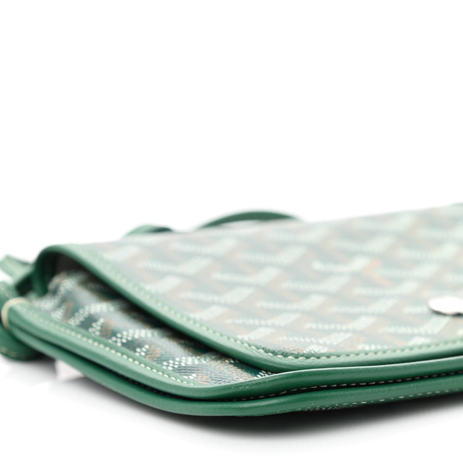 Goyard Goyardine Plumet Wallet Clutch Green 11 of 12