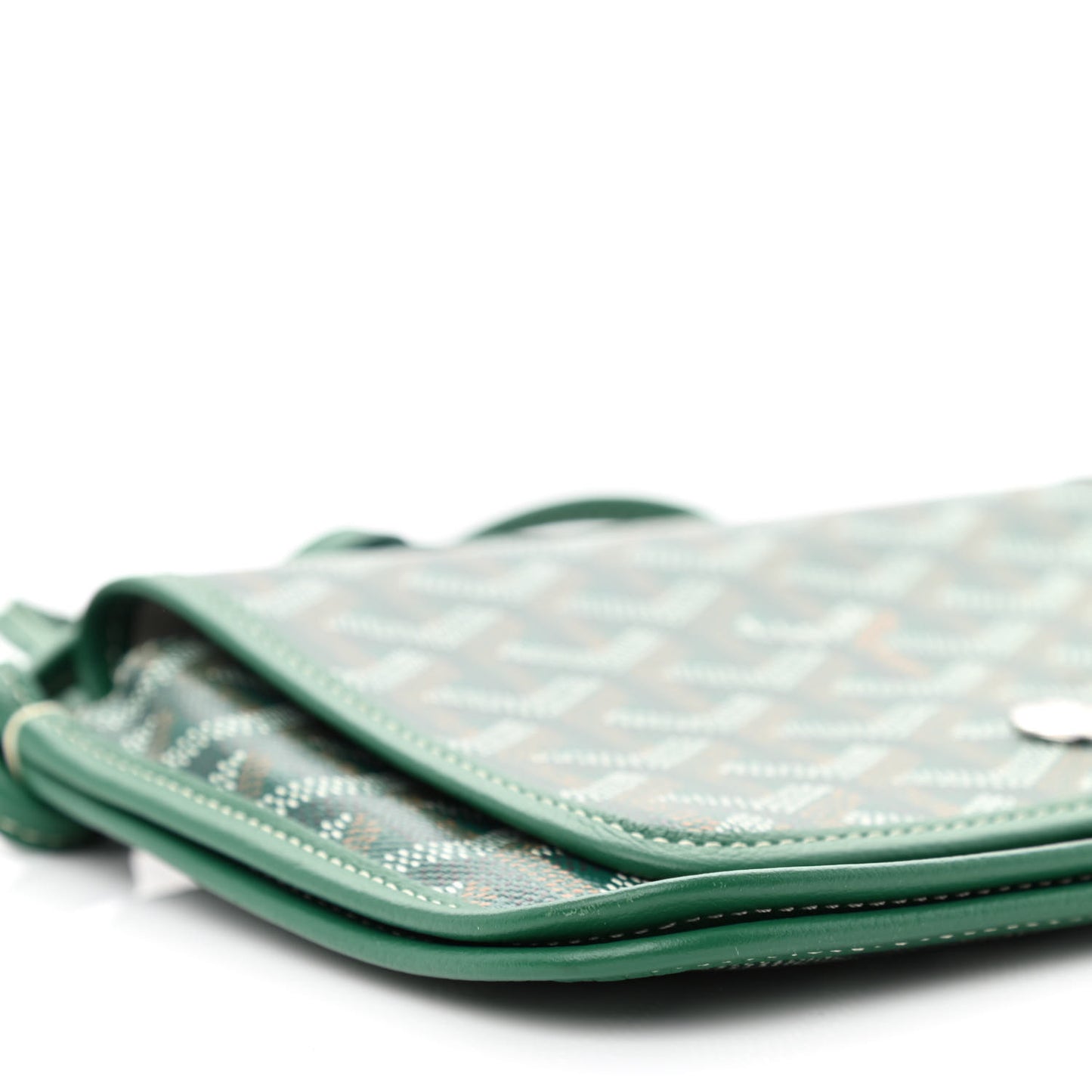 Goyardine Plumet Wallet Clutch Green