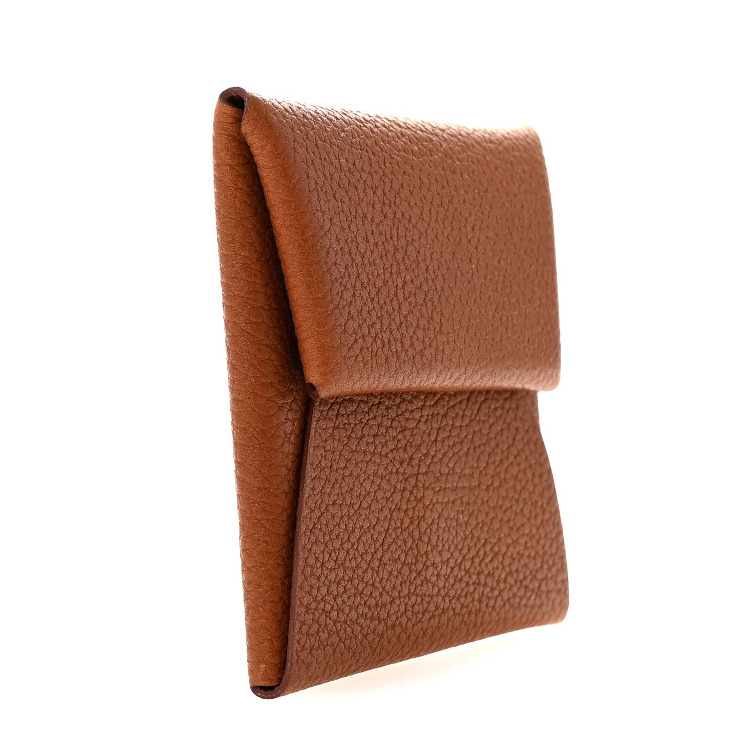 Hermes Barenia Faubourg Bastia Coin Purse Fauve 3 of 7