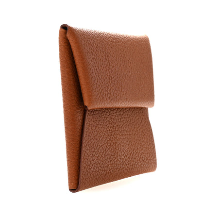 Hermes Barenia Faubourg Bastia Coin Purse Fauve 3 of 7