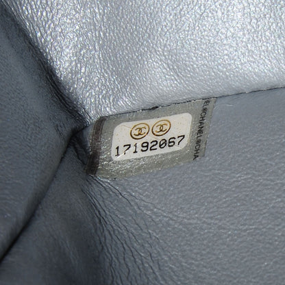 Chanel Lambskin Maxi Double Flap Silver 7 of 8