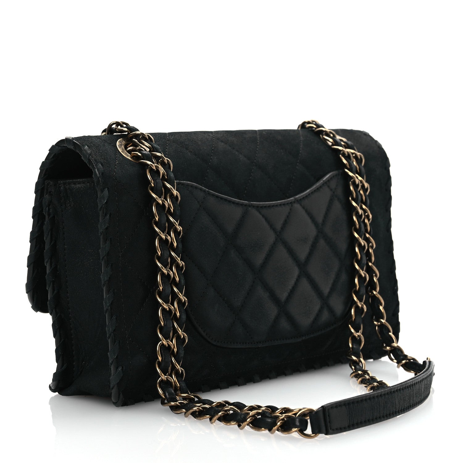 Chanel Iridescent Calfskin Small Happy Stitch Flap Black 2 of 13