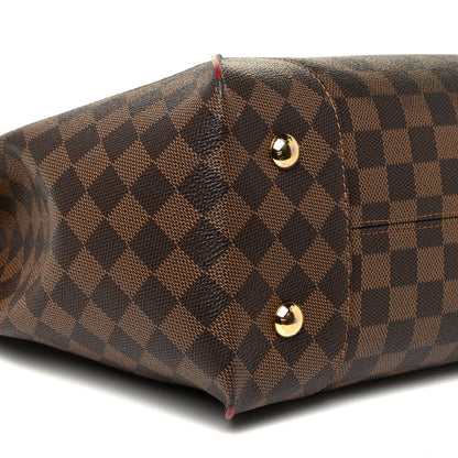 Louis Vuitton Damier Ebene Caissa Hobo Cherry 7 of 17