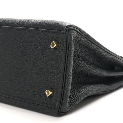 Hermes Togo Kelly Retourne 28 Black 10 of 10
