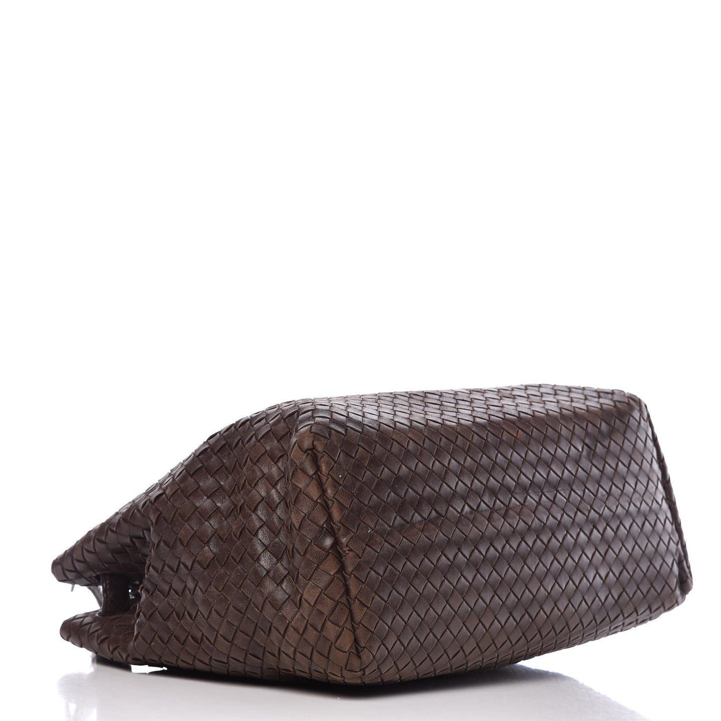 Nappa Intrecciato Medium Garda Bag Ebano