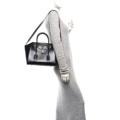 Givenchy Box Calfskin Small Lock Antigona Shoulder Bag  Black 2 of 9