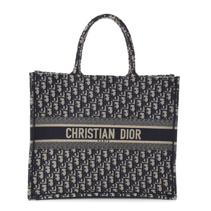 Christian Dior Oblique Book Tote Blue Multicolor 1 of 9