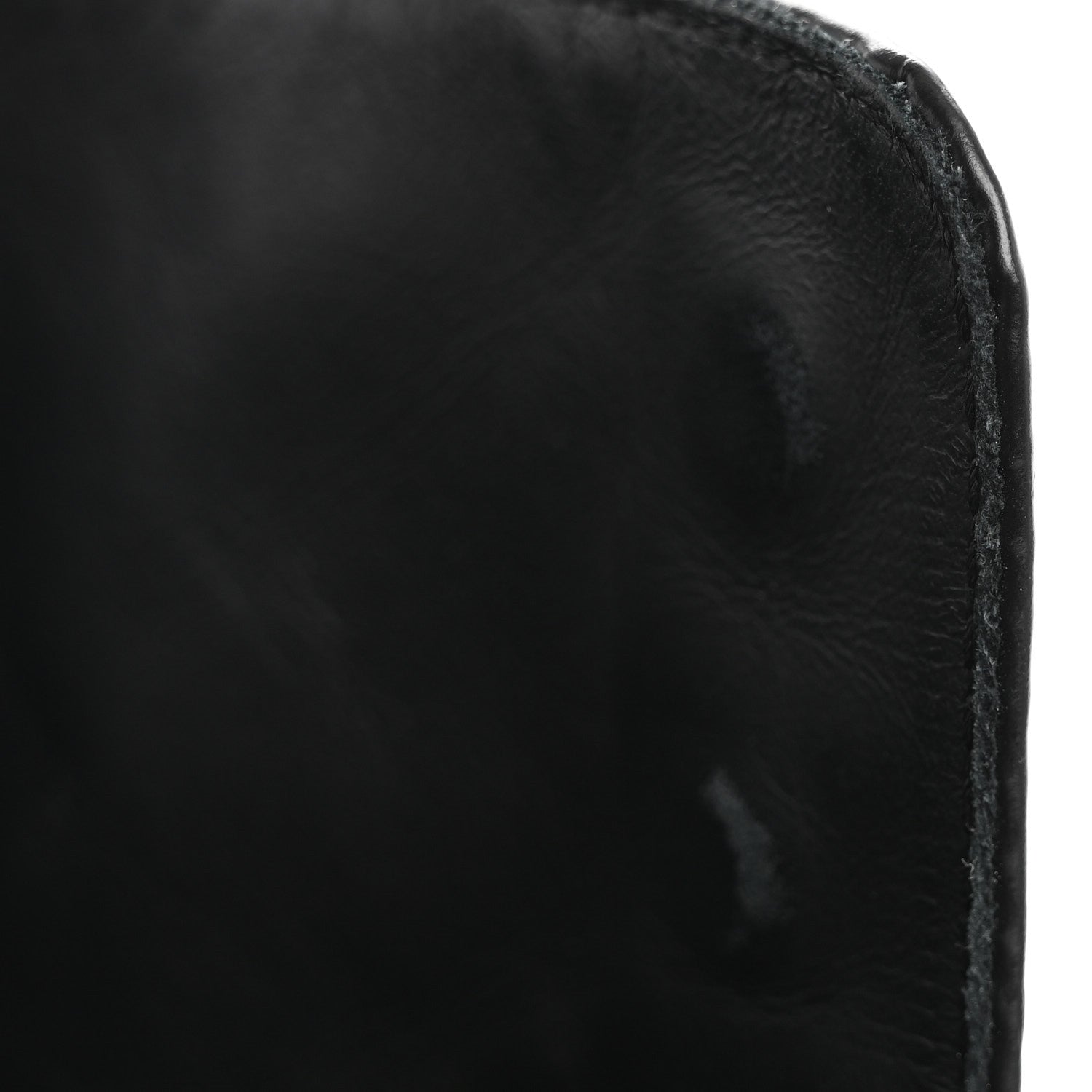 Prada Spazzolato Rois Re-Nylon Metal Triangle Logo Monolith Pouch Pocket 55mm Boots 41 Black 8 of 12