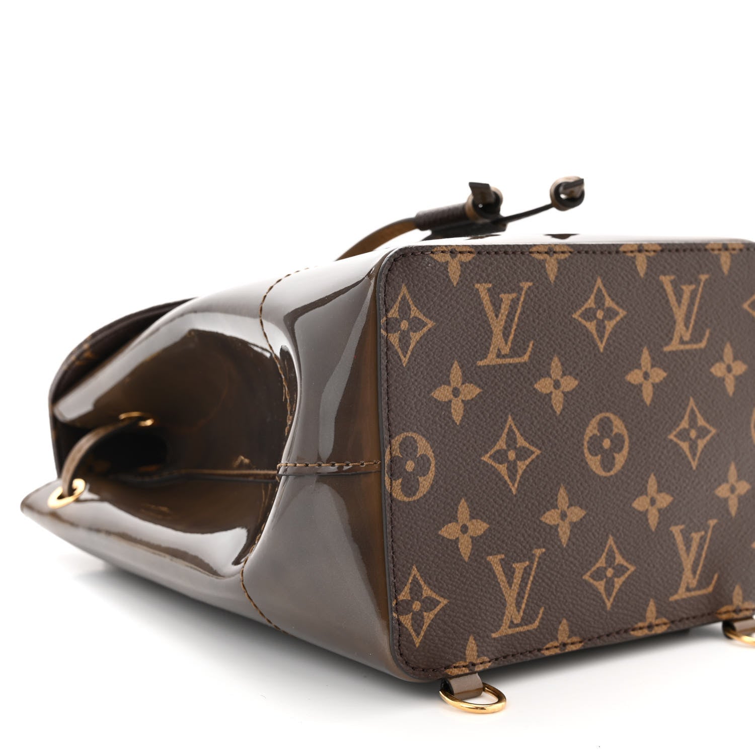 Louis Vuitton Patent Monogram Hot Springs Backpack Vert Bronze 8 of 9