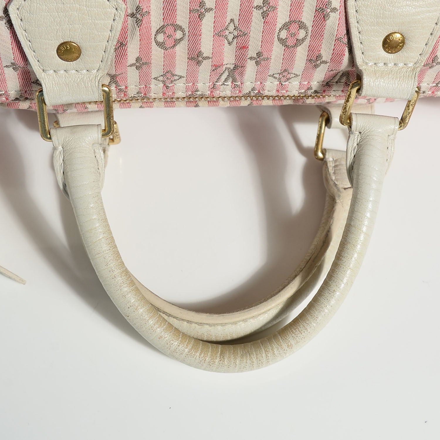 Louis Vuitton Mini Lin Croisette Speedy 30 Rouge 8 of 8