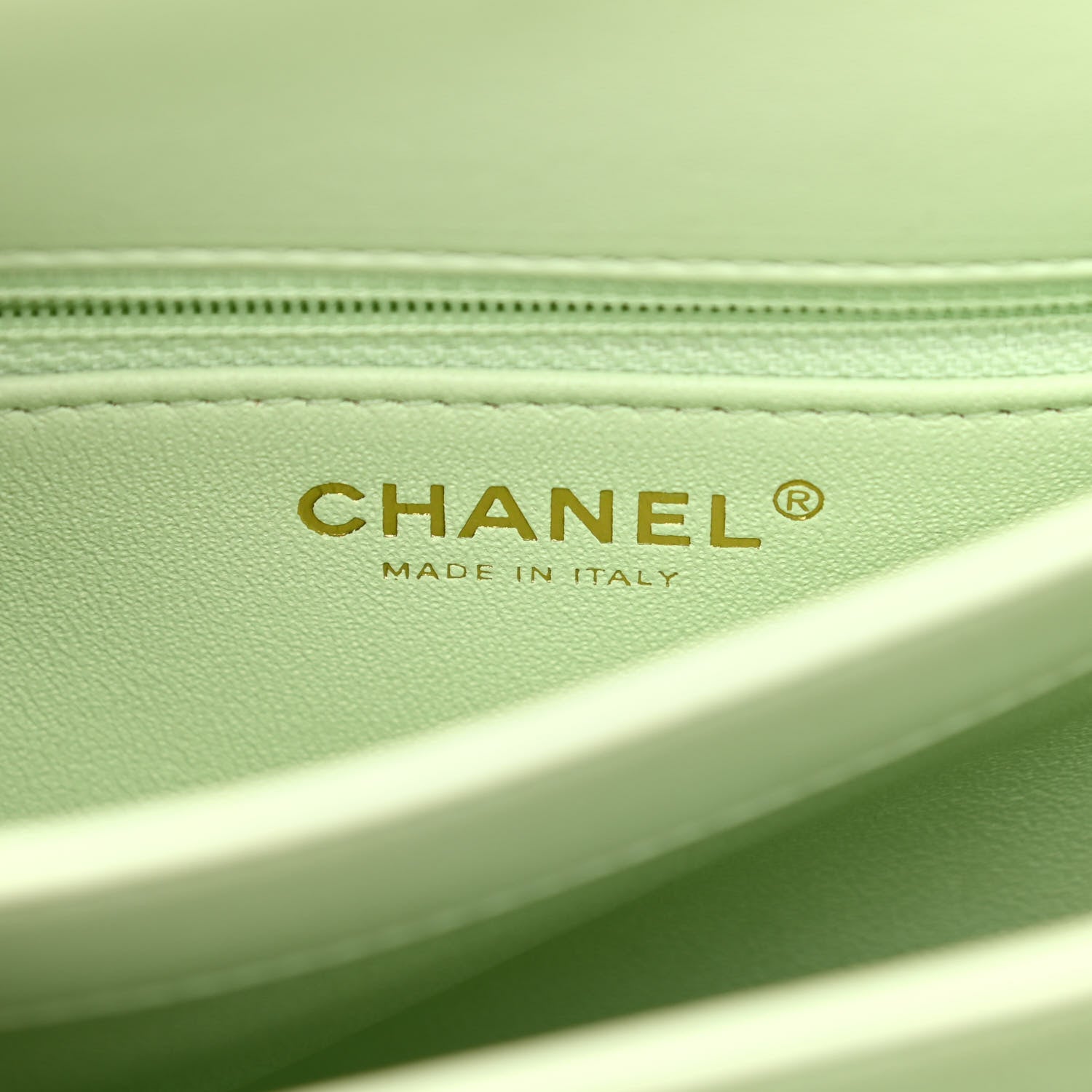 Chanel Lambskin Quilted Small Trendy CC Flap Dual Handle Bag Light Green 6 of 10