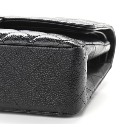 Chanel Caviar Quilted Medium Double Flap Black 10 of 10