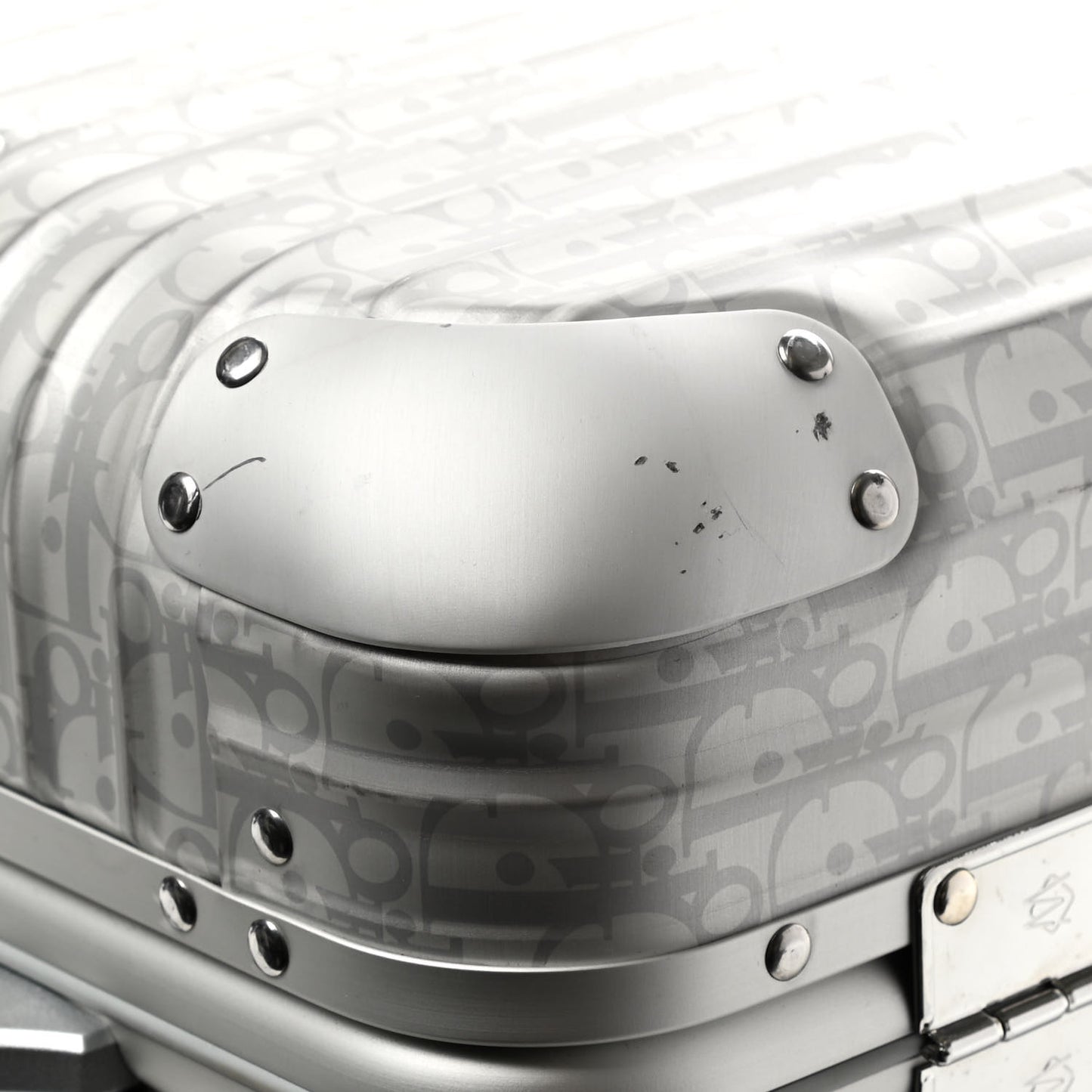 X RIMOWA Aluminum Gradient Cabin Luggage Silver