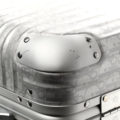 Christian Dior X RIMOWA Aluminum Gradient Cabin Luggage Silver 12 of 13