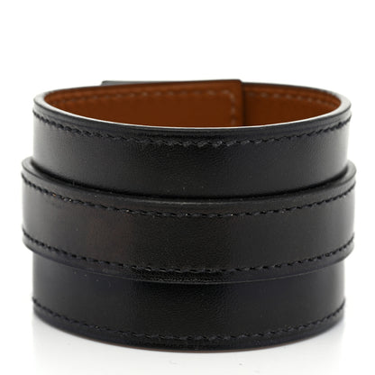 Hermes Box Manchette Drag Bracelet Black 3 of 7