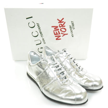 Gucci Mens Guccissima Sneakers 9 Metallic Silver 3 of 10