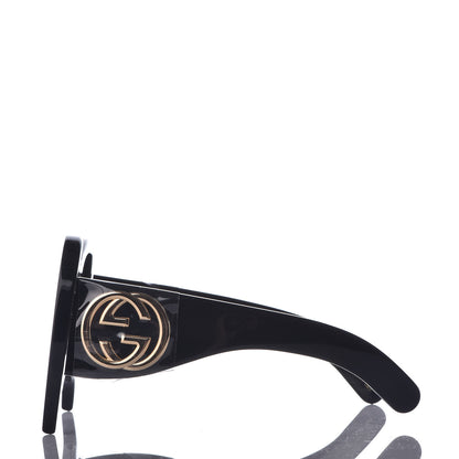 Gucci Pearl Oversized Sunglasses GG0143S Black 3 of 7