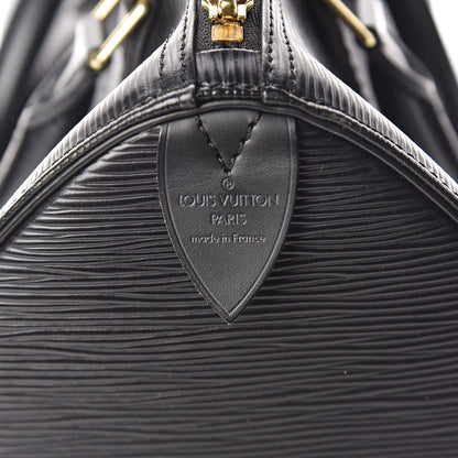 Louis Vuitton Epi Speedy 25 Black 8 of 10