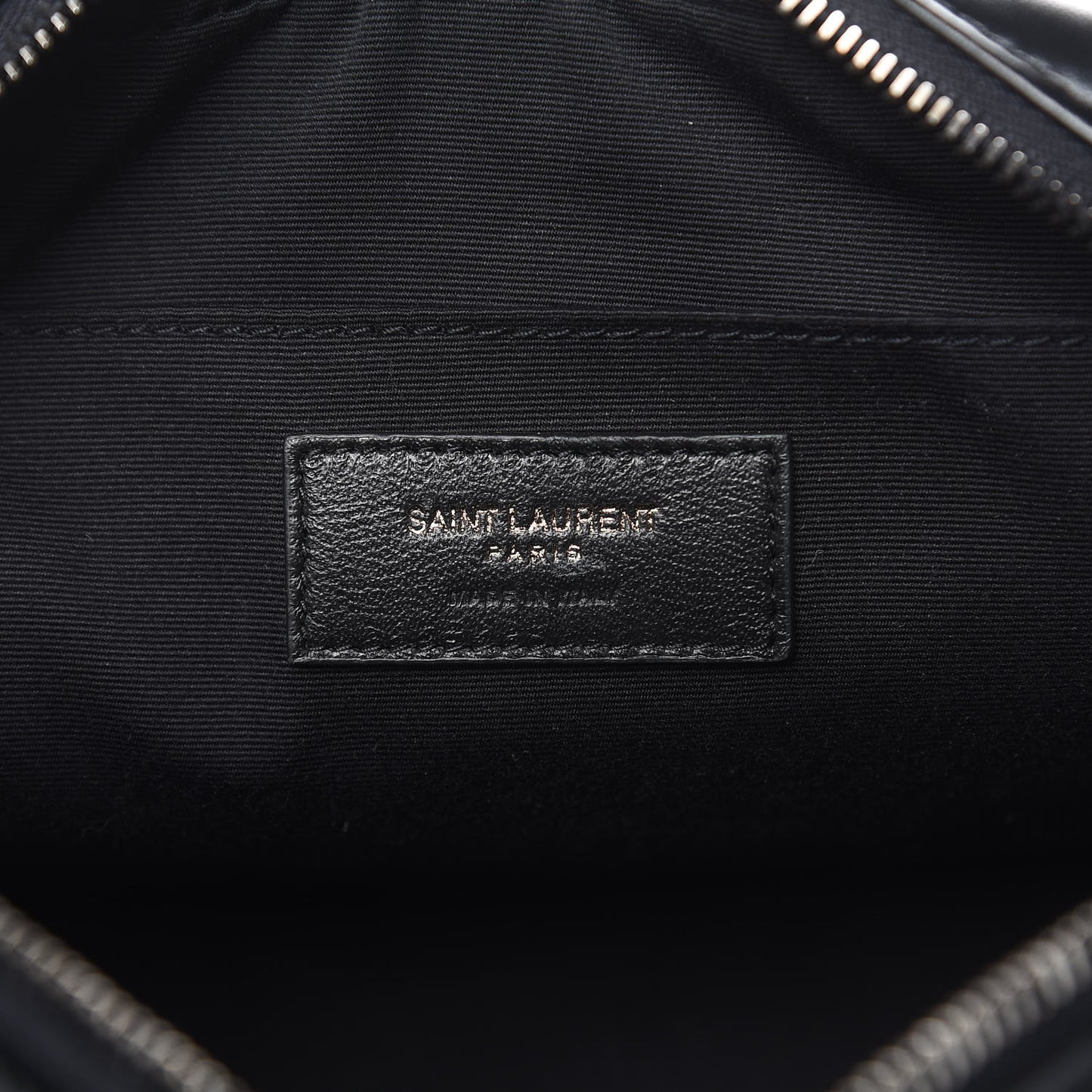 Calfskin Matelasse Monogram Lou Camera Bag Black