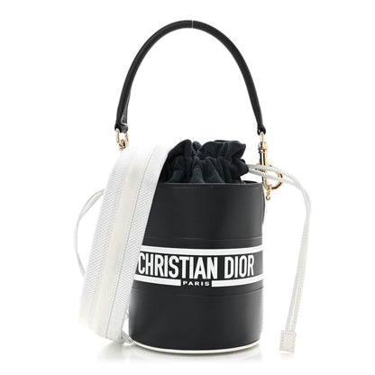 Christian Dior Calfskin Small Dior Vibe Bucket Blue 1 of 11
