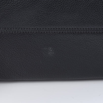 Alexander McQueen Pebbled Calfskin Small Skull Padlock Zip Around Tote Black 11 of 12