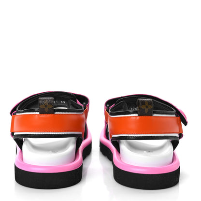 Louis Vuitton Calfskin Pool Pillow Flat Comfort Sandals 39 Rose Pop Pink 5 of 8
