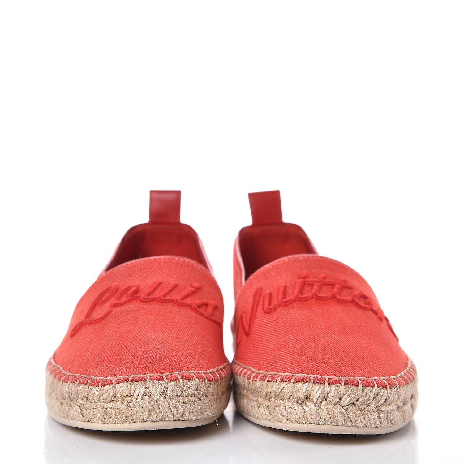 Louis Vuitton Canvas Waterfall Espadrille 37 Rouge 2 of 9